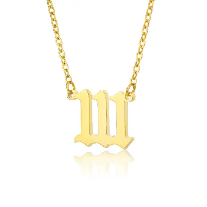 Gold Zircon Cross Necklaces